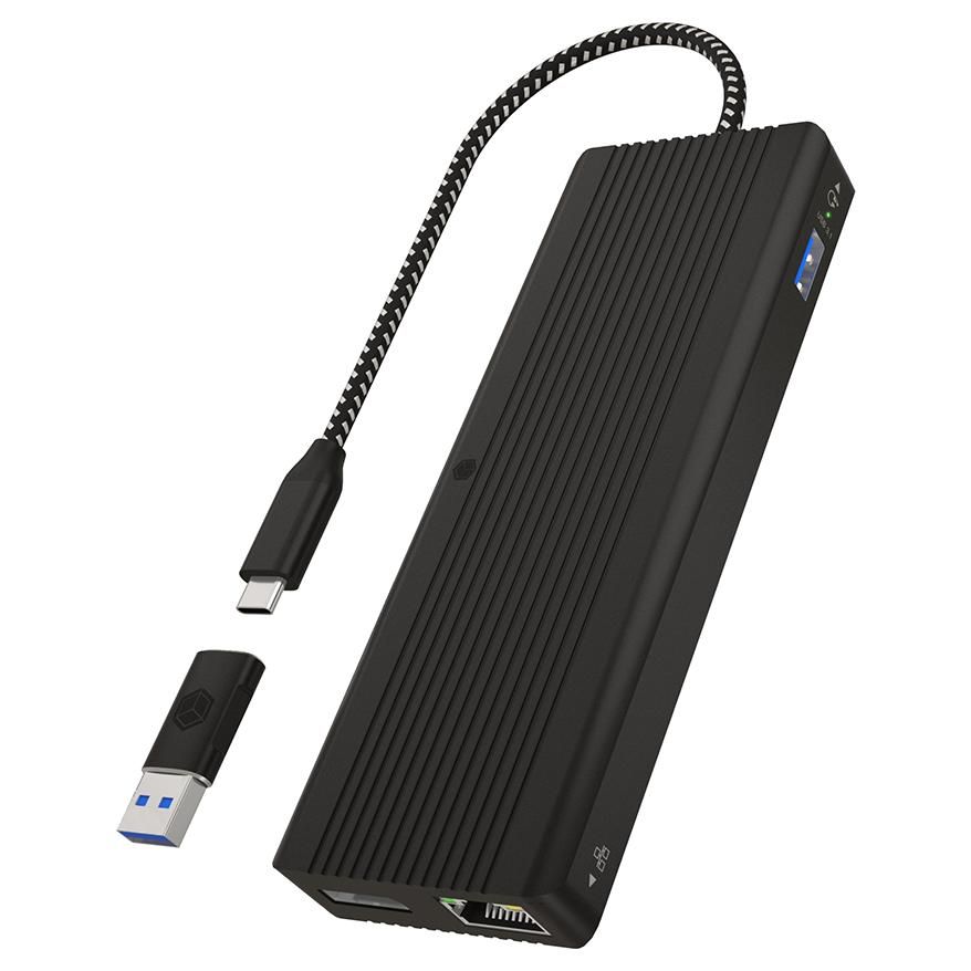 Icy Box IB-DK4080AC USB 3.2 Gen 1 Type-C Cable with Power Delivery, Black