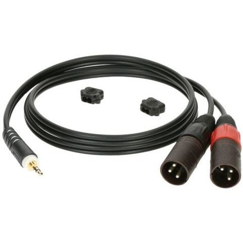 Klotz 2m Coubled 3.5mm Jack to 2x XLR Male 3-Pin Adapter