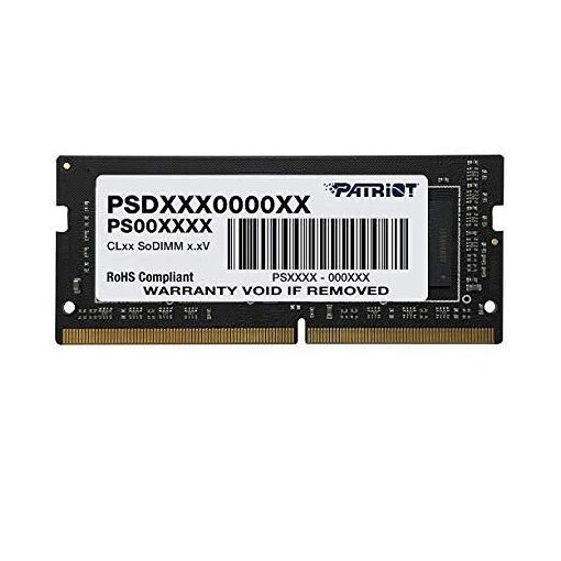 Patriot Memory 16GB DDR4 SODIMM 3200MHz (PC425600) RAM Module C22 PSD416G320081S