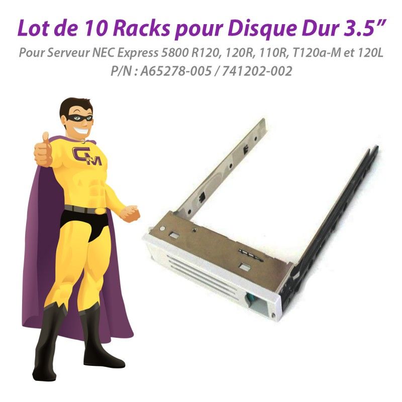 NEC 3.5" Hard Drive Racks (Lot of 10)
