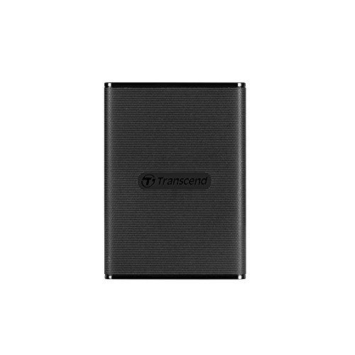 Transcend ESD270C - 250GB Encrypted SSD - Portable External - USB 3.1 Gen 2 (USB-C) - AES 256-bit Encryption - Black
