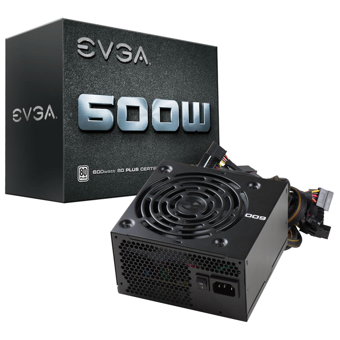 EVGA 600W Power Supply Unit 24-pin ATX Black