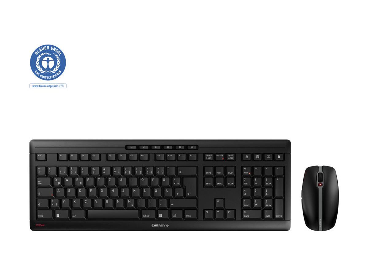 Cherry Stream Desktop Wireless Keyboard and Mouse Set