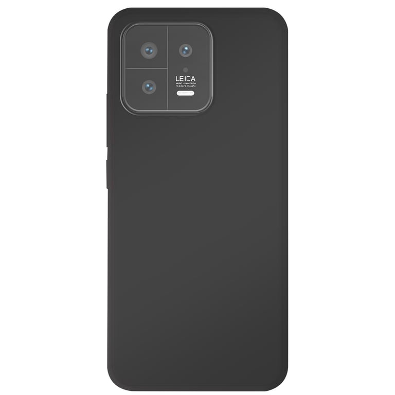 Fundas de silicona con microfibra Jaym para Xiaomi 13 Premium - Negro