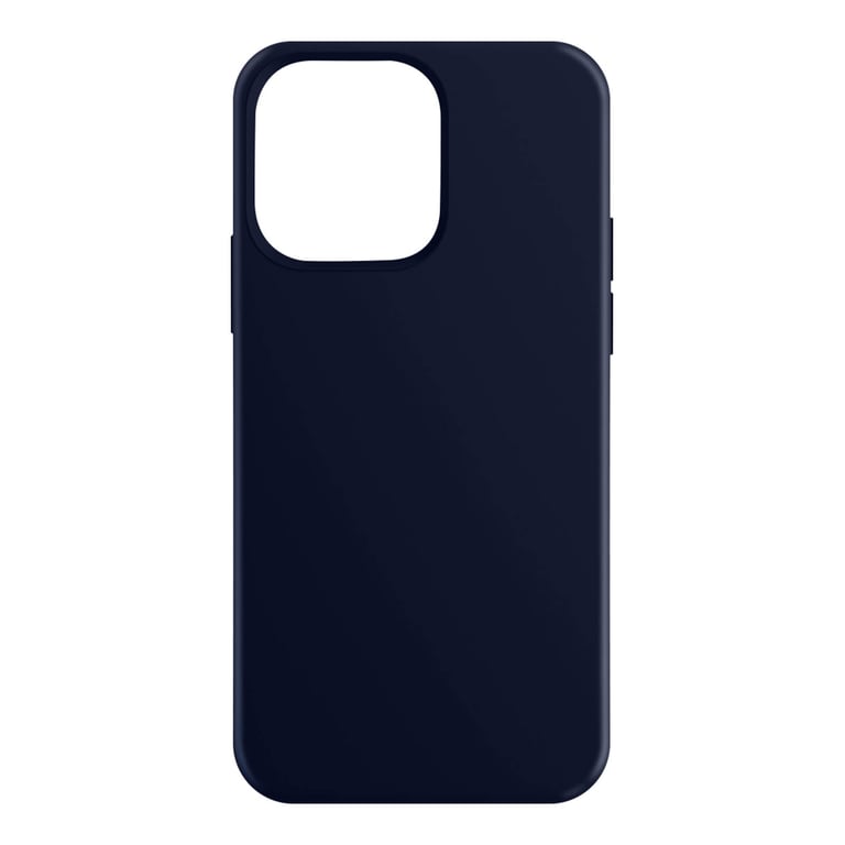 Fundas de Moxie para iPhone 14 Pro, con goma semirígida - Azul noche