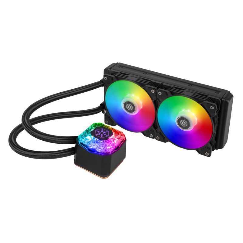Silverstone IceGem 240P All-in-One Liquid CPU Cooler, ARGB - 240mm