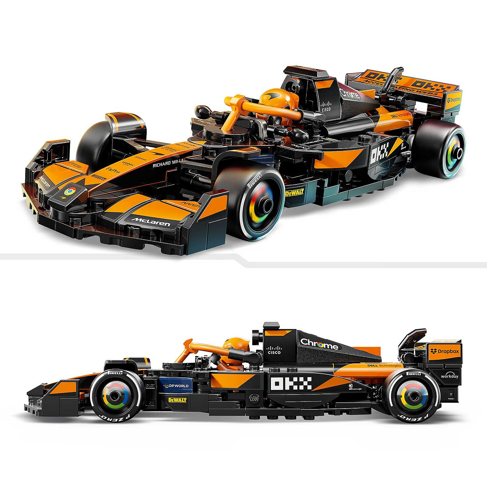 LEGO Speed Champions 77251 McLaren Team MCL38 F1 Car