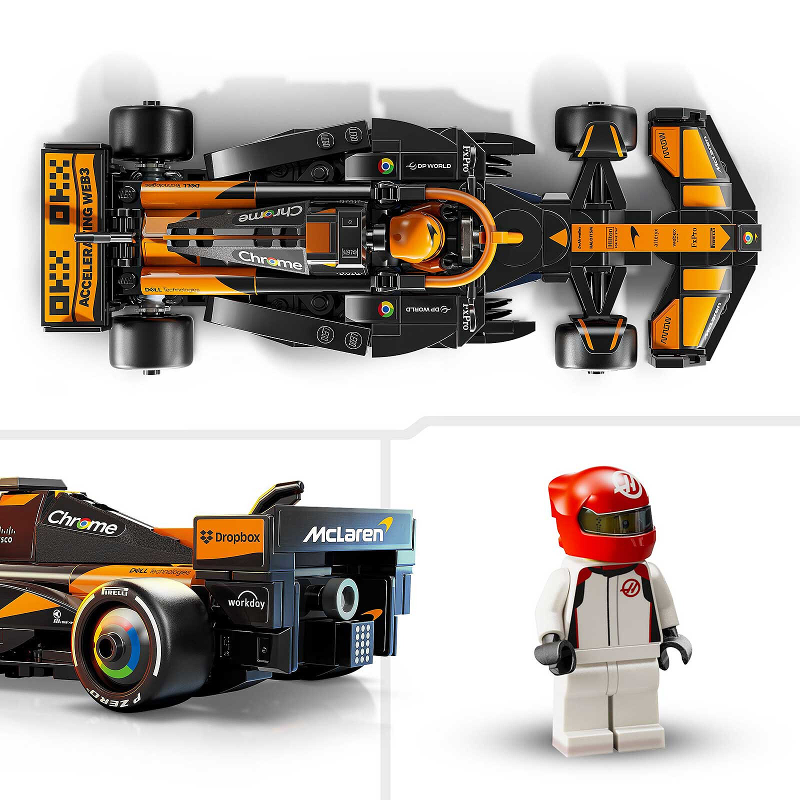 LEGO Speed Champions 77251 McLaren Team MCL38 F1 Car
