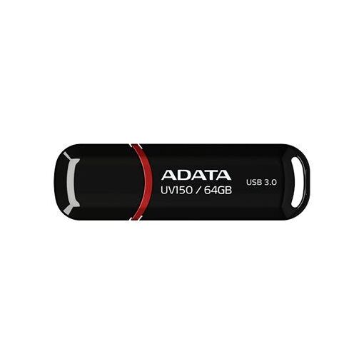 Unidad flash USB ADATA DashDrive UV150 - 64 GB - USB 3.0 - Negro