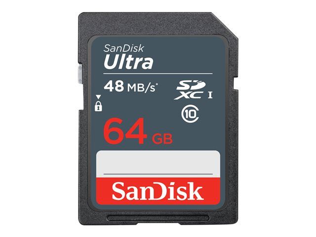 SanDisk Ultra SDXC UHS-I Memory Card - 64GB, Class 10