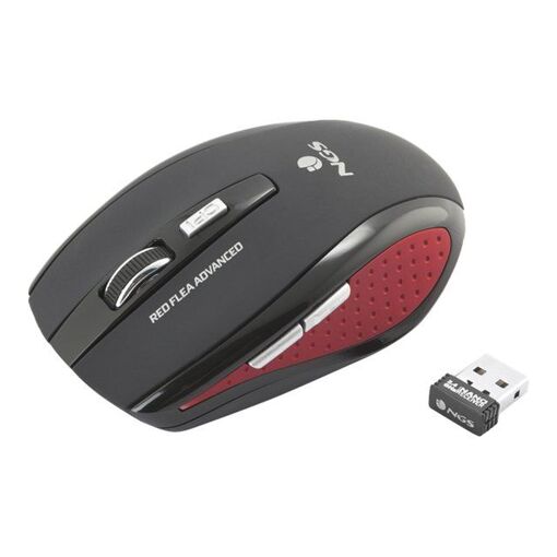 NGS Red Flea Advanced Wireless Mouse