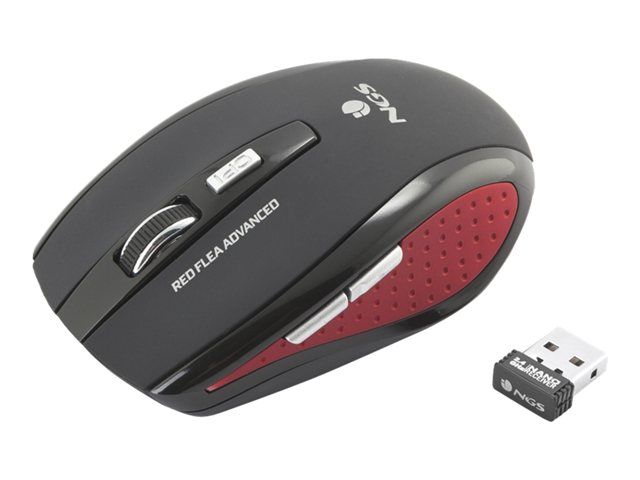 NGS Red Flea Advanced Wireless Mouse