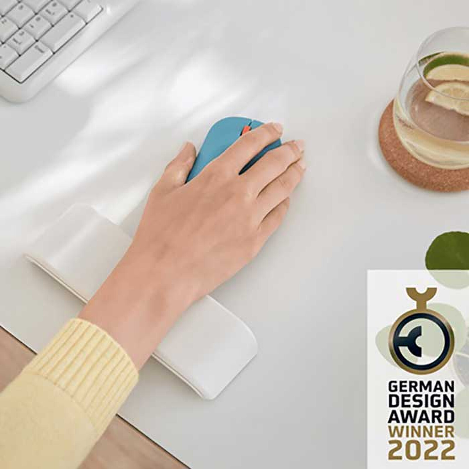 Leitz Ergo Cosy Mouse Wrist Rest - Grey