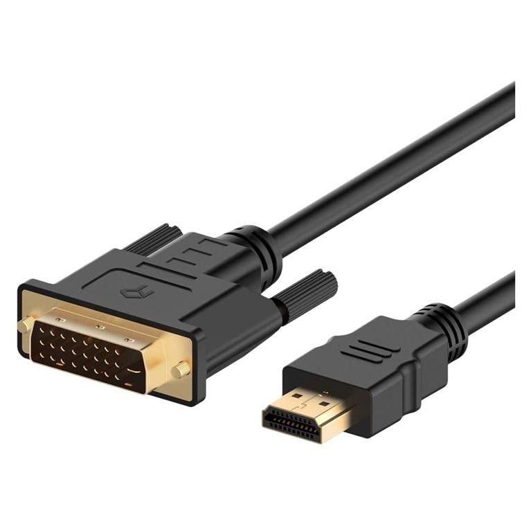 Câble adaptateur DLH Energy - DVI-D vers HDMI - 1,8 m - Noir