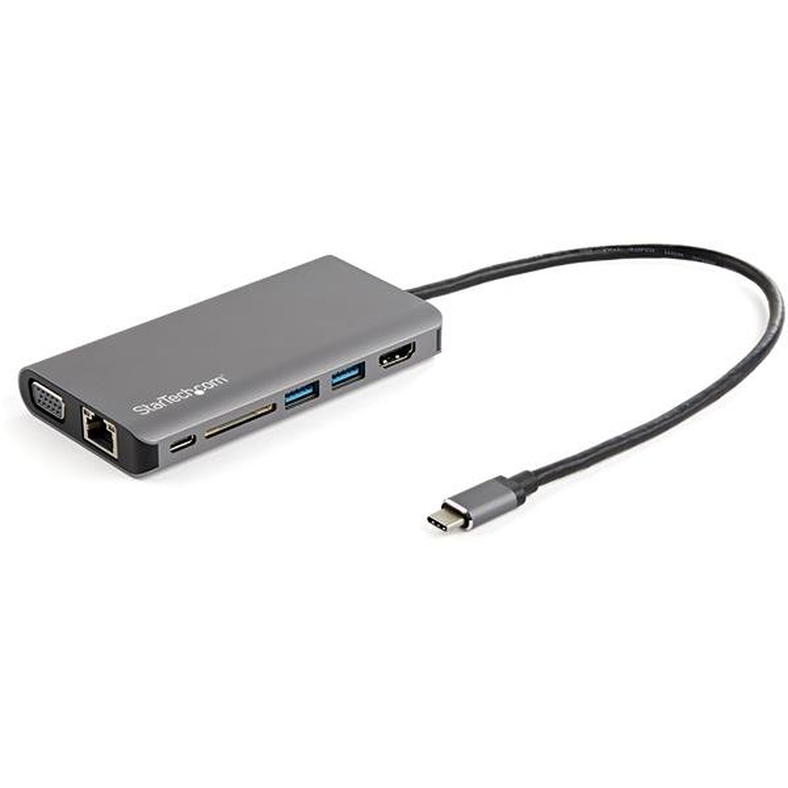 StarTech.com Multiport USB-C Adapter - SD Memory Card Reader - Power Delivery