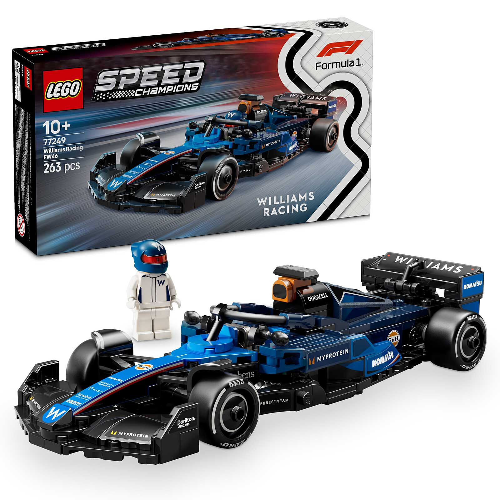 LEGO Speed Champions 77249 Williams Racing FW46 F1 Car
