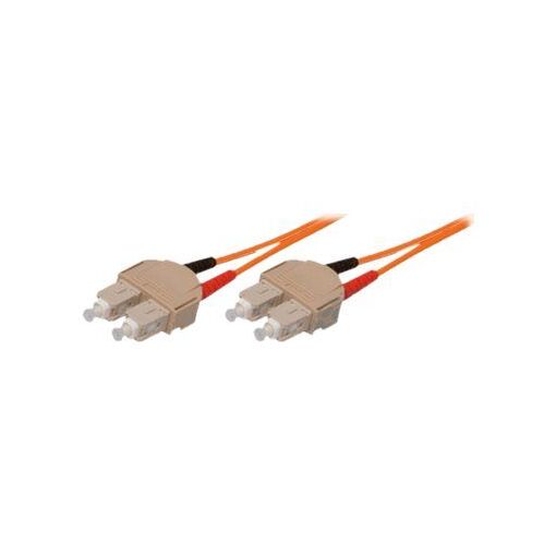 Cable de conexión Exertis Connect Multi-Modo SC - 15 m, dúplex, OM2, 50/125 micrones, naranja