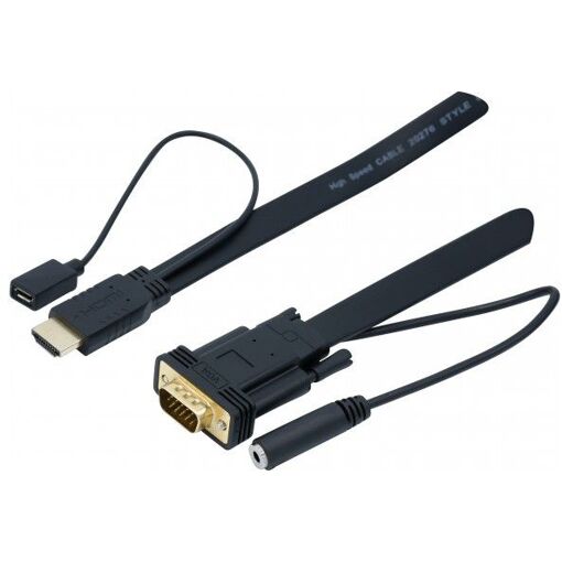 Cable Convertidor HDMI/VGA + Audio - 1,8 m