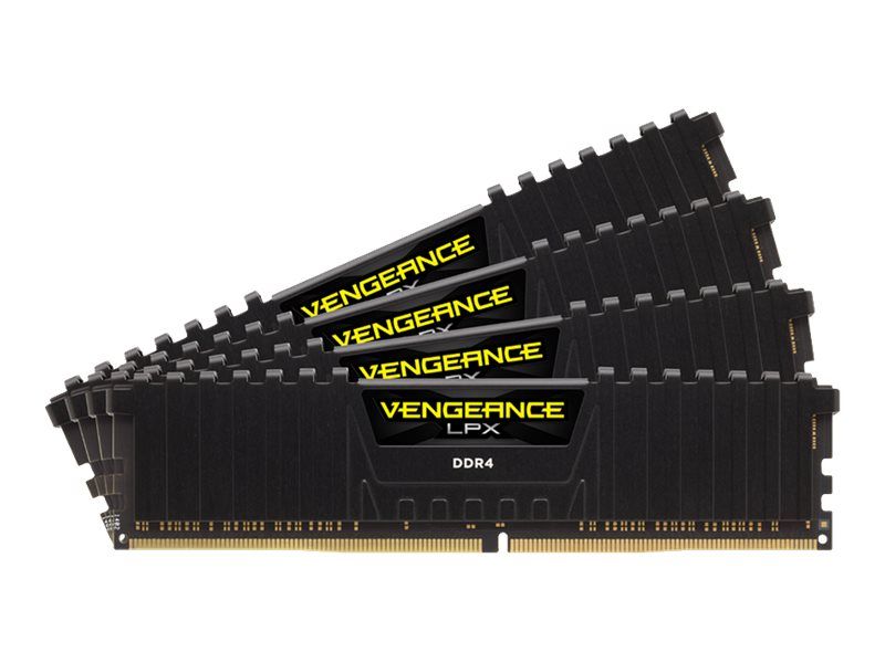 Corsair Vengeance LPX 64GB (4x16GB) DDR4 2666MHz PC4-21300 CL16 1.2V Non-ECC Memory Kit