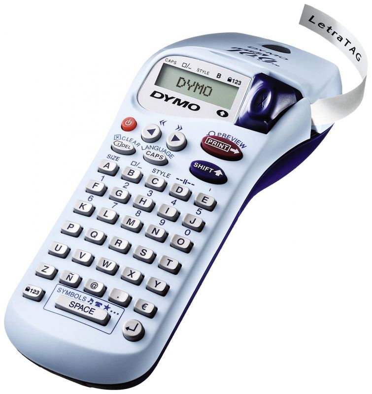 Dymo Letratag XR Label Maker (ABC Keyboard, Various Colors, Sizes)