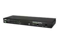 ATEN CS1716A - Commutateur KVM - 16 x KVM port(s) - Montable sur rack - Tension CC
