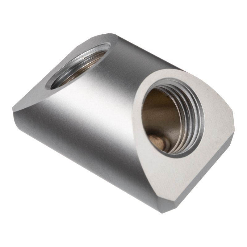 Ek Water Blocks Quantum Torque Adapter 90° G1/4" IG to G1/4" IG - Satin Titanium