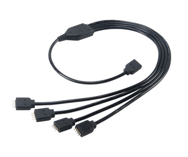 Akasa 50cm Black Extension Cable for Computer Cooling Systems