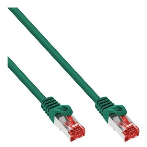 Câble en paire torsadée blindée INTOS ELECTRONIC CAT 6 - 5 m, vert