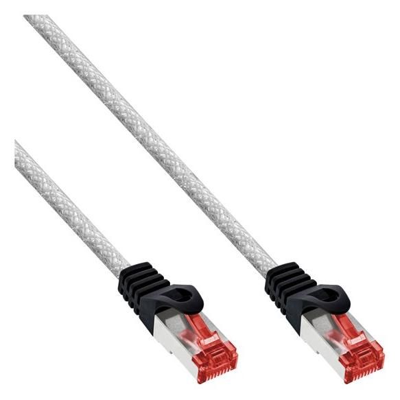 INTOS ELECTRONIC CAT 6 SSTP Cable, 2m, RJ-45 Male to RJ-45 Male