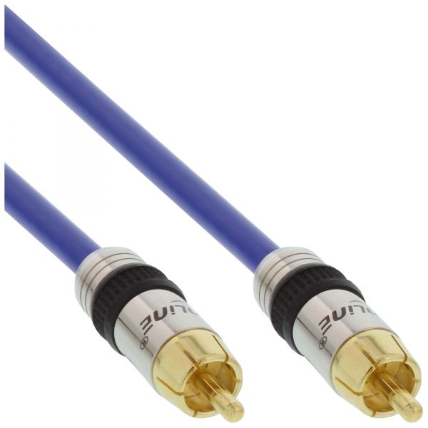 InLine 2m Audio Cable RCA Male to Male Blue