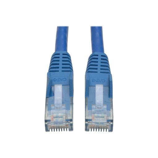 Câble Ethernet moulé Cat6 Gigabit sans accrochage Eaton Tripp Lite, bleu, 3 pi (0,91 m)