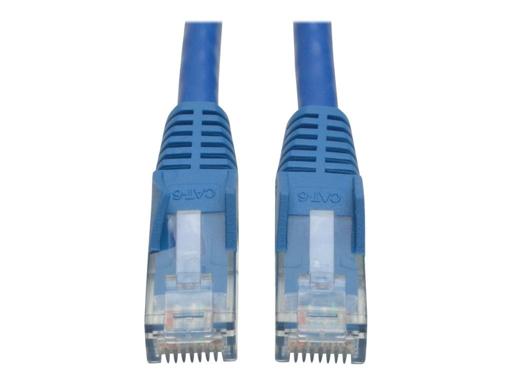Eaton Tripp Lite Cat6 Gigabit Snagless Molded Ethernet Cable, Blue, 3 ft (0.91m)