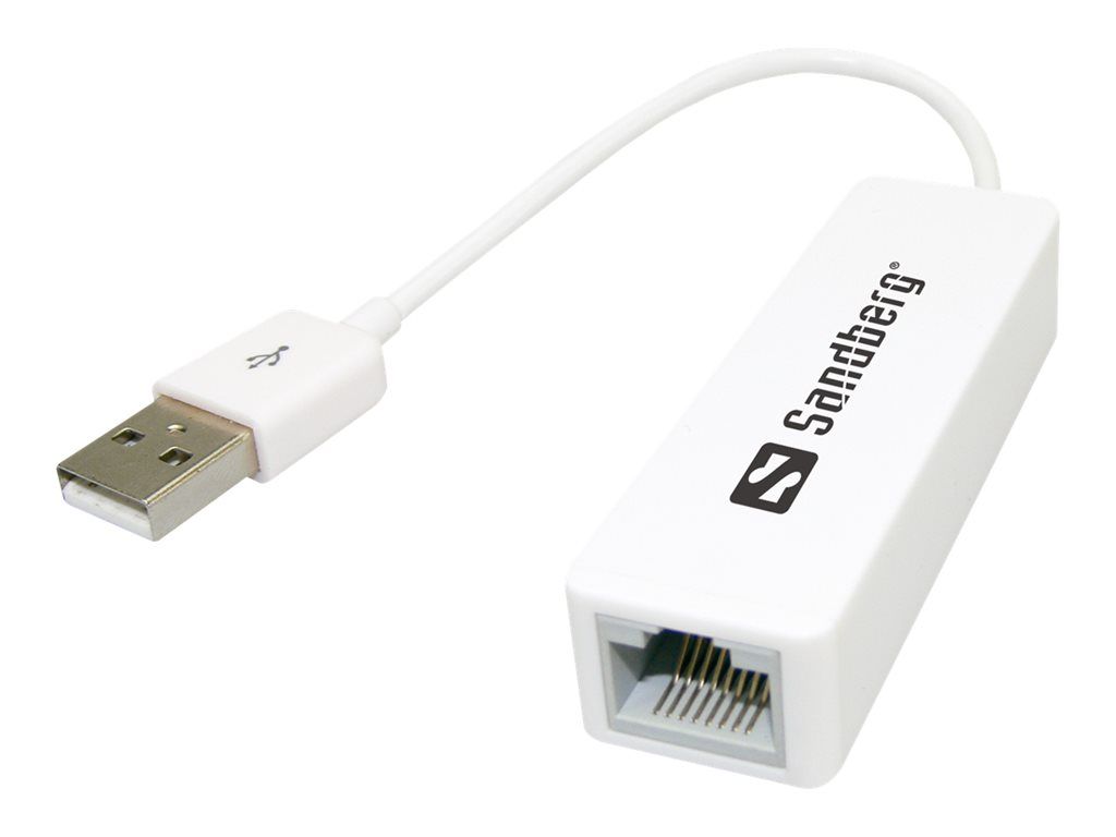 Sandberg USB to Network Converter - Ethernet Adapter - USB 2.0 - 10/100 Mbps
