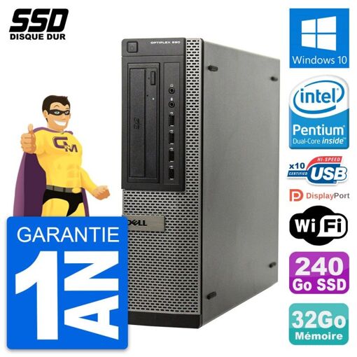 Computadora de escritorio Dell OptiPlex 990 DT