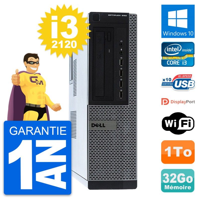 Dell OptiPlex 990 DT Desktop Computer