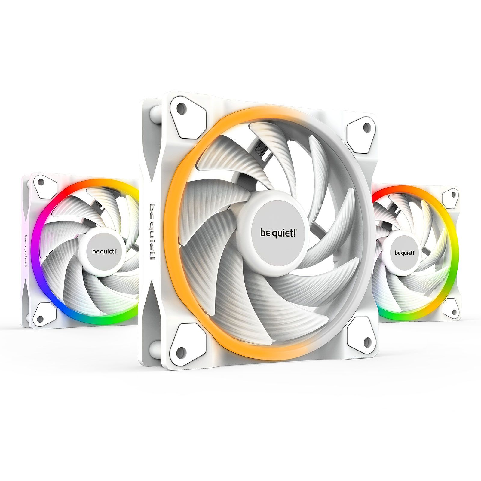 Be Quiet! Light Wings PWM HS3ER WH 120mm BL101 Fan Triple Pack