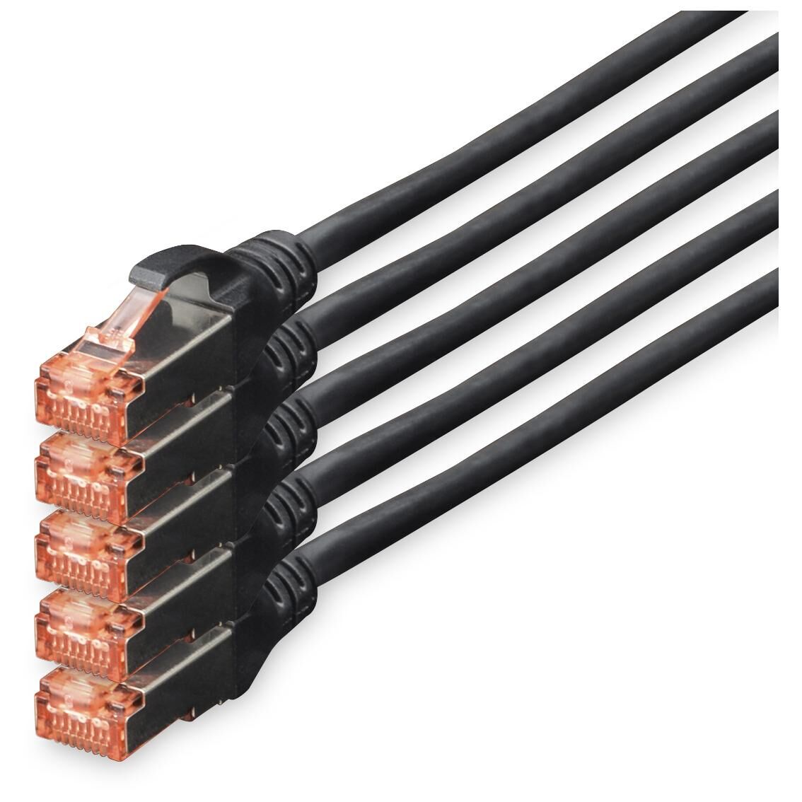 Digitus CAT 6 S/FTP Cable Patch, 5-Pack