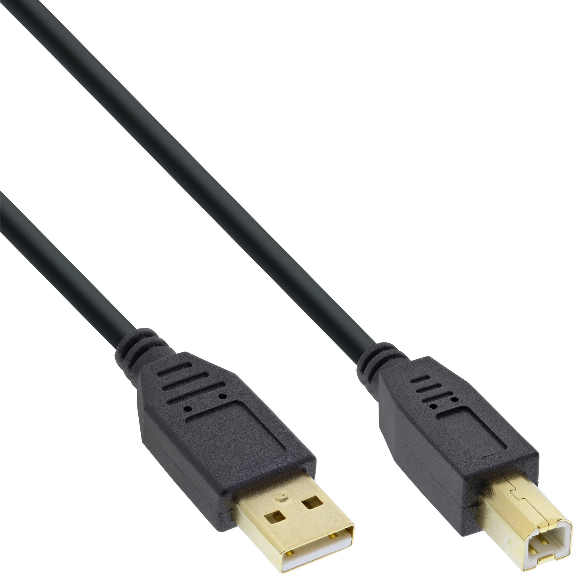 InLine 34518S USB Cable 2m A to B Black