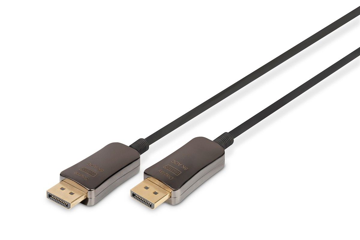 Assmann DisplayPort Hybrid Fiber Optic Cable (AOC) - 20m, 1650nm, Multimode