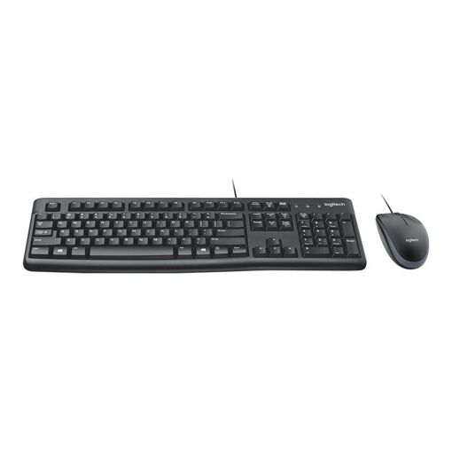 Ensemble clavier et souris Logitech MK120, USB, Italien