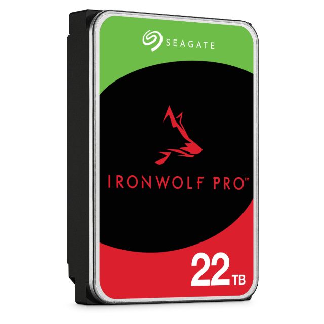 Seagate IronWolf Pro 22TB Internal Hard Drive - 7200 RPM, 512MB Buffer, SATA 6Gb/s