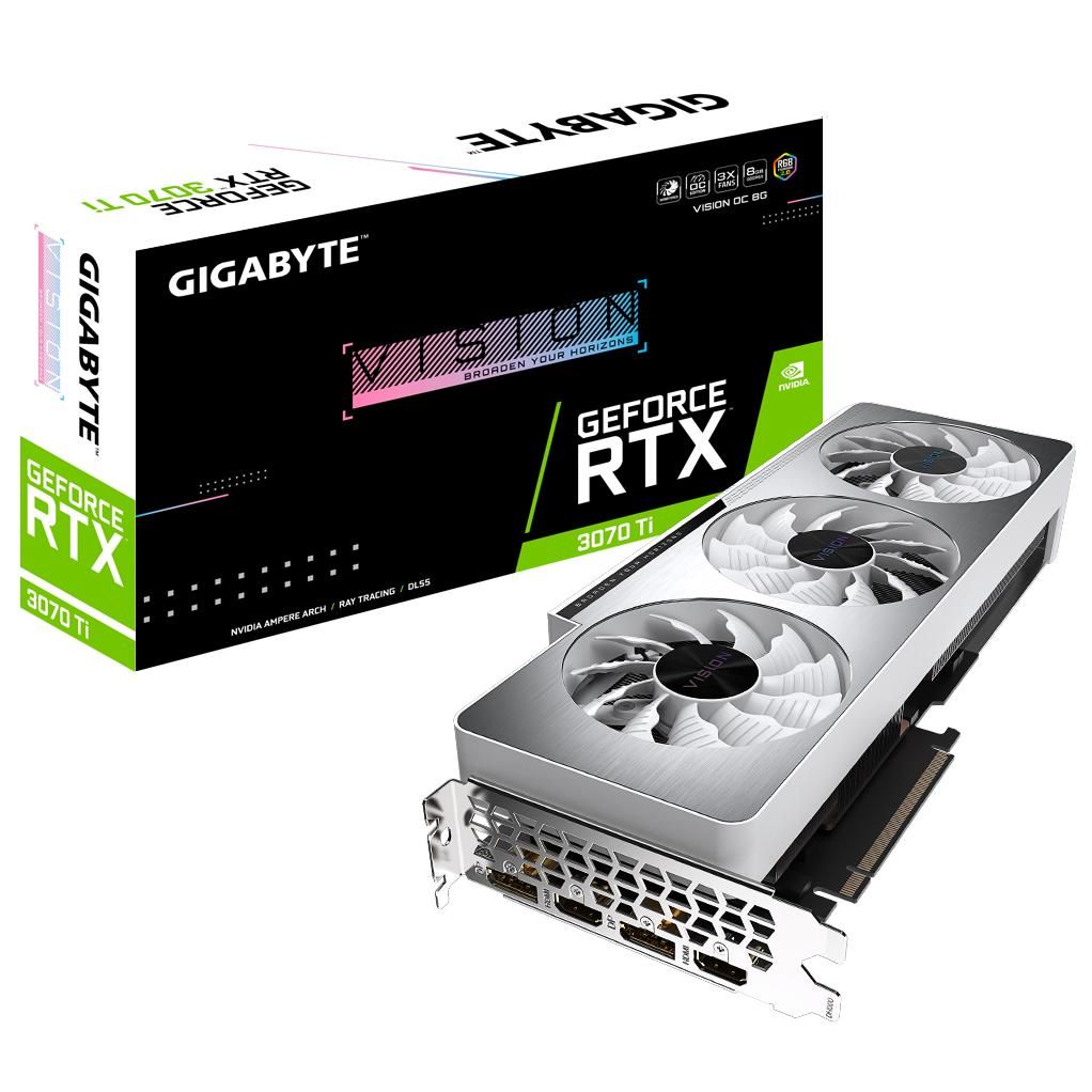 Gigabyte GeForce RTX 3070 Ti N307 Vision OC 8 Go