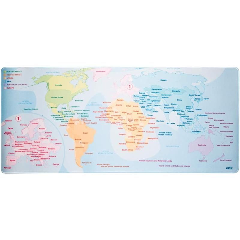 Hole In The Wall World Map Mouse Pad XL