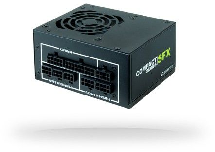 Chieftec Compact Series CSN-650C - PC Power Supply - ATX12V 2.3/ SFX12V - 80 PLUS Gold - AC 100-240 V - 650W - Active PFC - Black