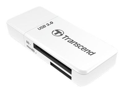 Transcend RDF5 Card Reader (microSD, SDHC, microSDHC, SDXC, microSDXC, SDHC UHS-I, SDXC UHS-I, microSDHC UHS-I, microSDXC UHS-I) - USB 3.0