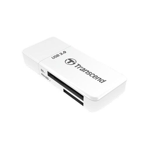 Lector de tarjetas Transcend RDF5 (microSD, SDHC, microSDHC, SDXC, microSDXC, SDHC UHS-I, SDXC UHS-I, microSDHC UHS-I, microSDXC UHS-I) - USB 3.0