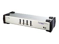 ATEN MasterView Dual-View CS-1744 - 4-Port KVM Switch with Audio/USB