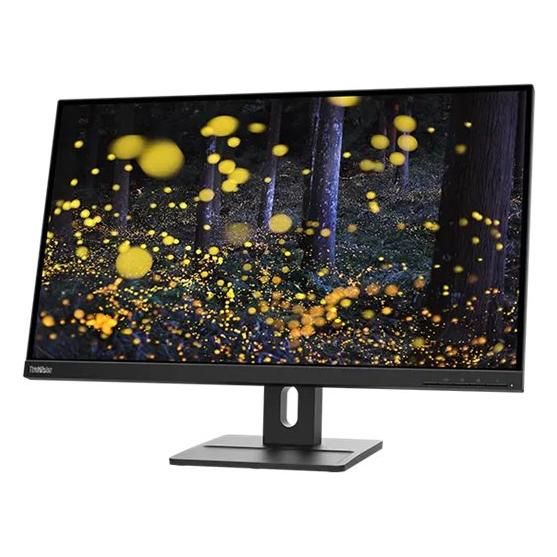 Lenovo ThinkVision E27q-20 - 27" QHD LED Monitor with Speakers - Black Raven