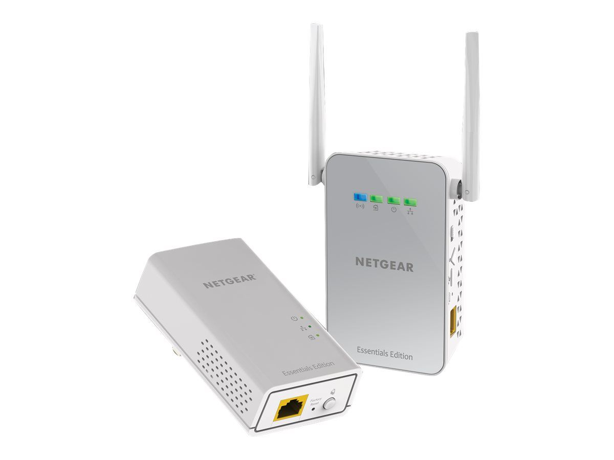 Netgear Powerline PLW1000 - 1Gbps HomePlug AV (HPAV) 2.0, IEEE 1901 Dual-Band Wall-Mount Adapter Kit