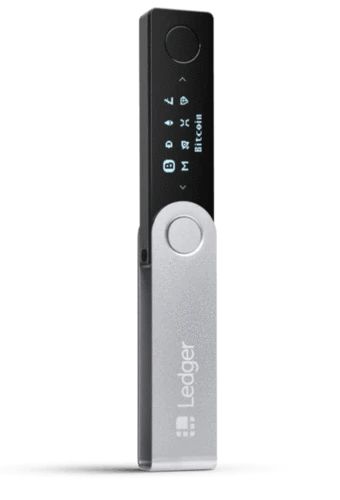 Billetera crypto Ledger Nano X Negro Onix